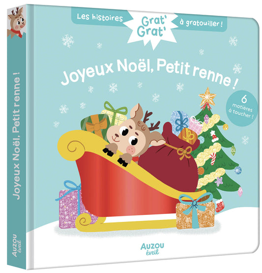 Livre grat grat joyeux Noël, petit renne!