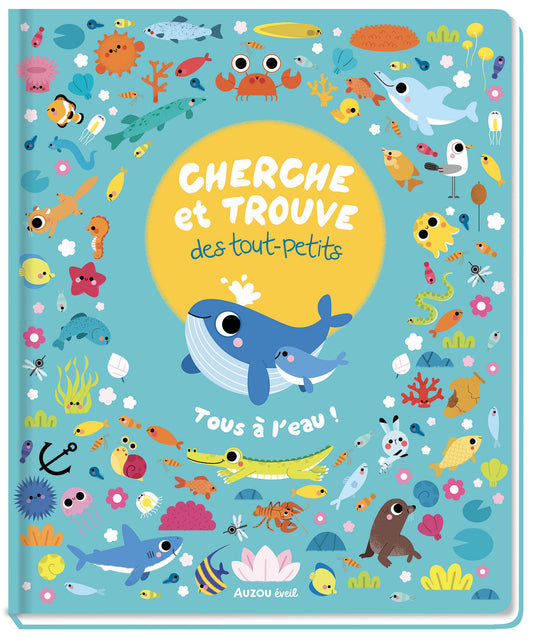 Cherche et trouve des tout-petits tous à l'eau