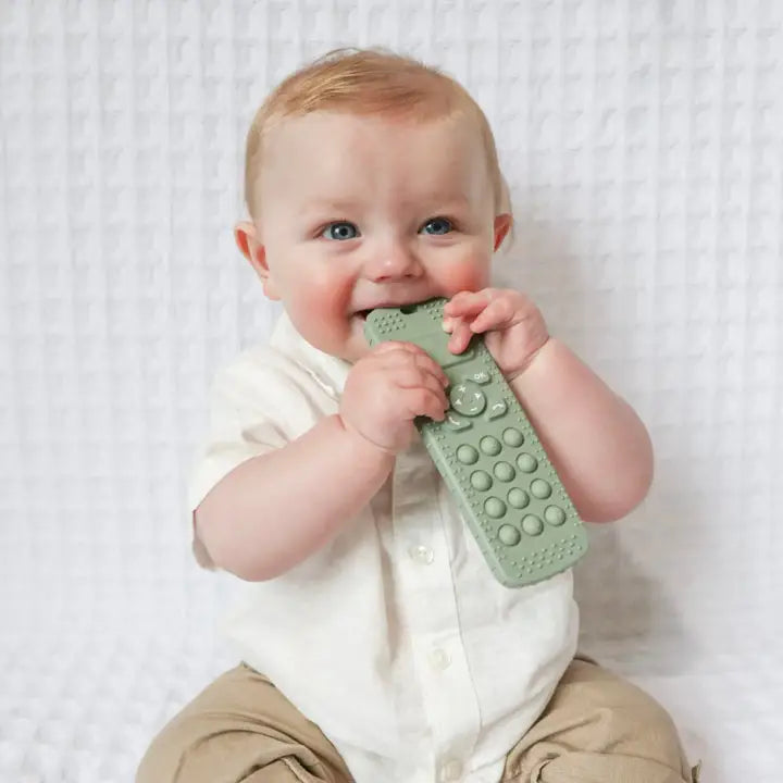 Téléphone de dentition sensoriel avec boutons pop