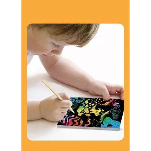 Mini livre d'art à gratter