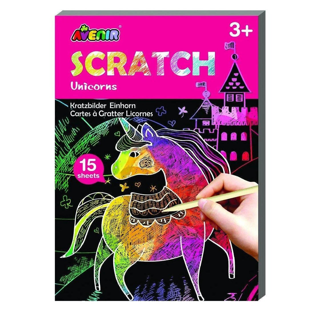 Mini livre d'art à gratter