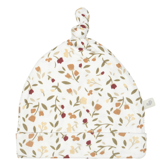 Bonnet en bambou pour nouveau-né - Floral