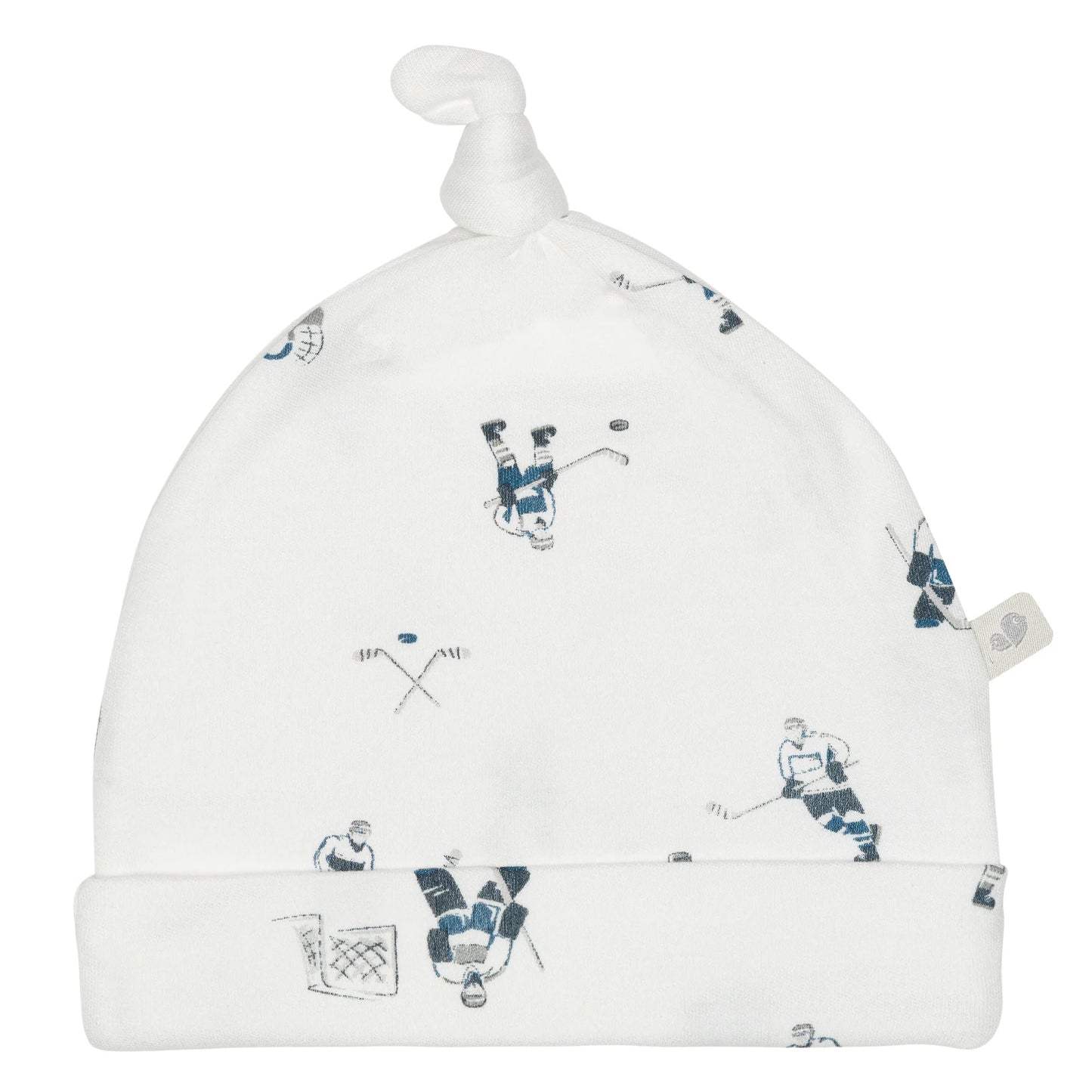 Bonnet en bambou pour nouveau-né - Hockey