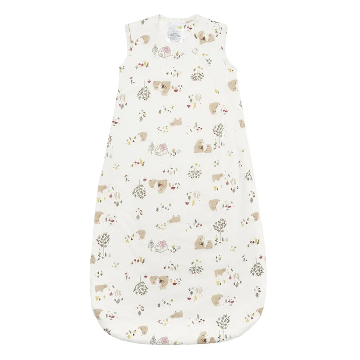 Sac de nuit matelassé en bambou - Ours (1.0 tog)
