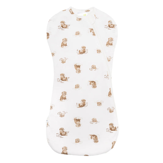 Sac de nuit matelassé en bambou - Loutres (1.0 tog)