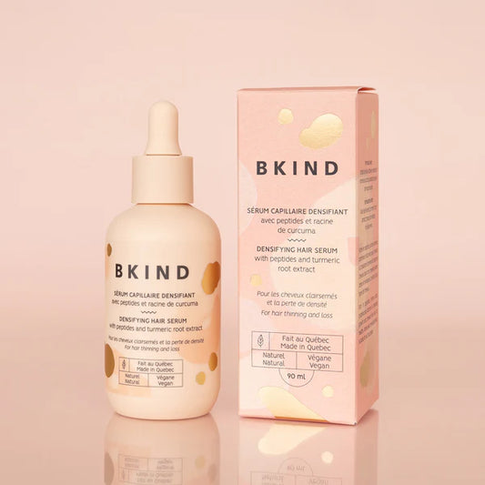 Sérum capillaire densifiant avec peptides et racine de curcuma