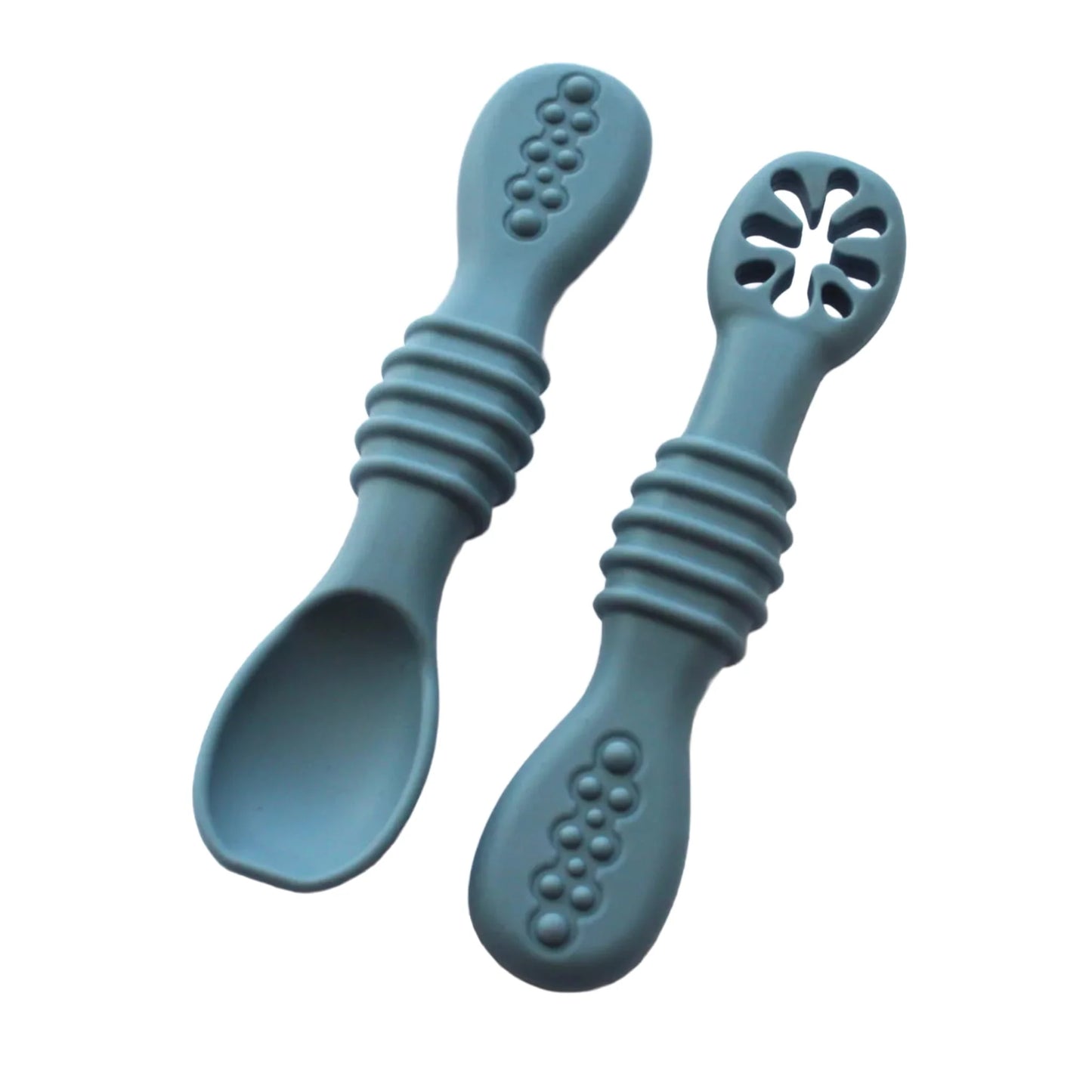 Cuillères d’apprentissages pour bébé – DME – lot de 2