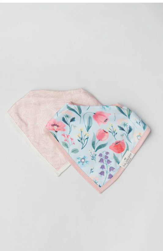 Ensemble bavoir bandana Bluebell