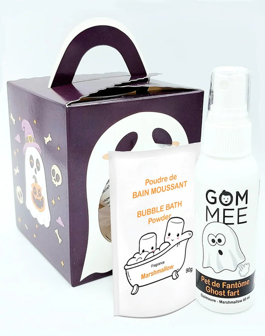 Boite Surprise rituel fantomatique (Poudre moussante et Pet)