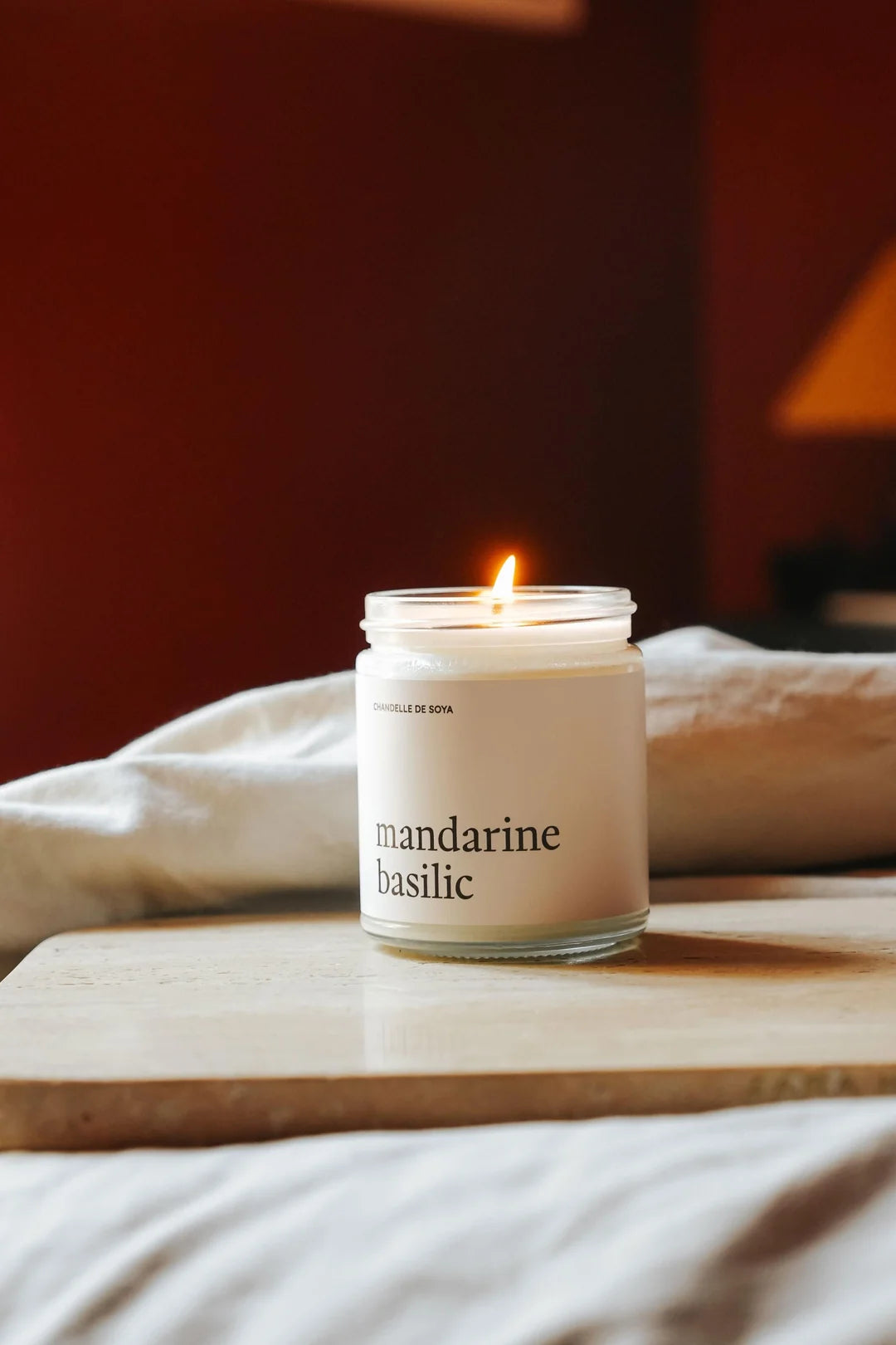 CHANDELLE DE SOYA - Mandarine basilic