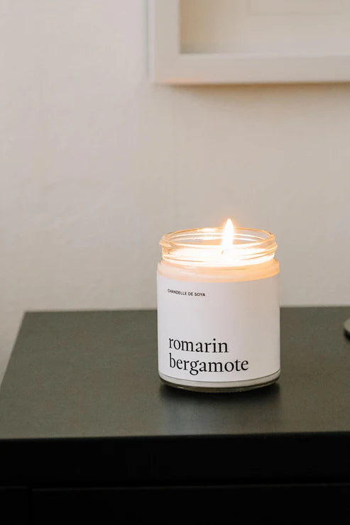 CHANDELLE DE SOYA - Romarin Bergamote