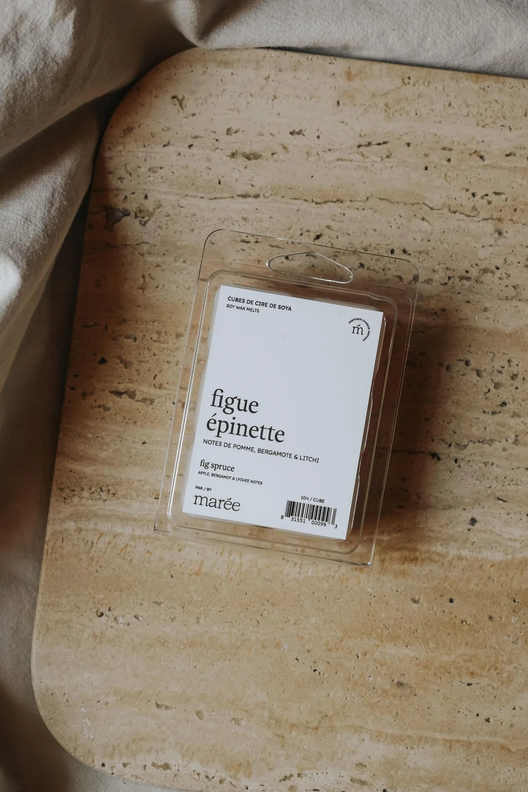 CUBES DE CIRE DE SOYA POUR DIFFUSEUR - Figue et Épinette