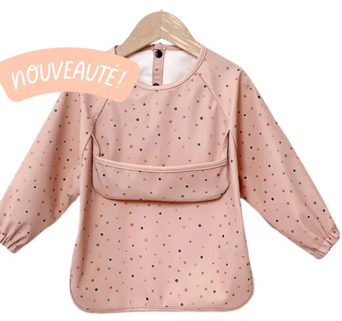 Bavette imperméable à manches longues