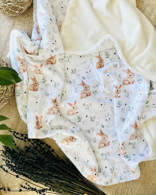 Couverture de minky – Lapinou