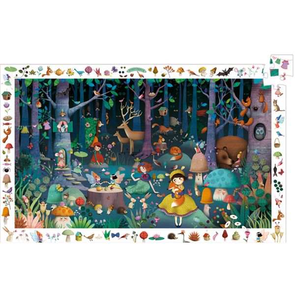 Puzzle observation / Forêt enchantée / 100 pcs