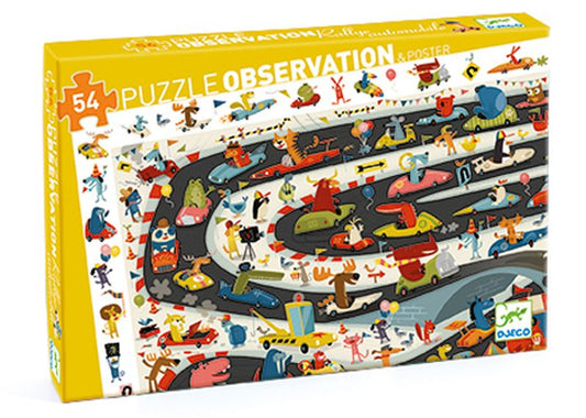 Puzzle observation / Rallye automobile / 54 mcx