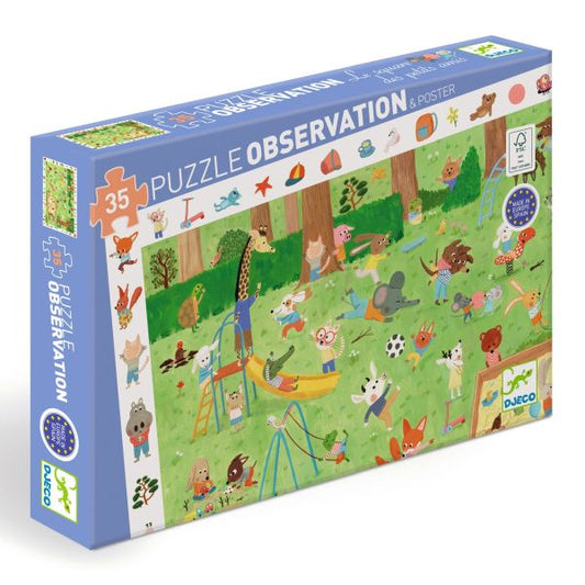 Puzzle observation / Le square des petits amis / 35 mcx