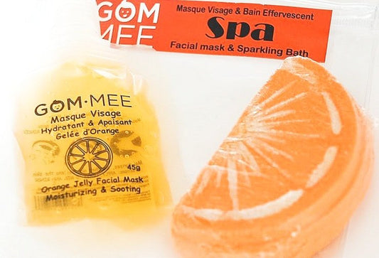 Trousse soins spa - Masque gelée et bombe de bain