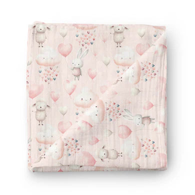 Mousseline de bambou - Vol des coeurs