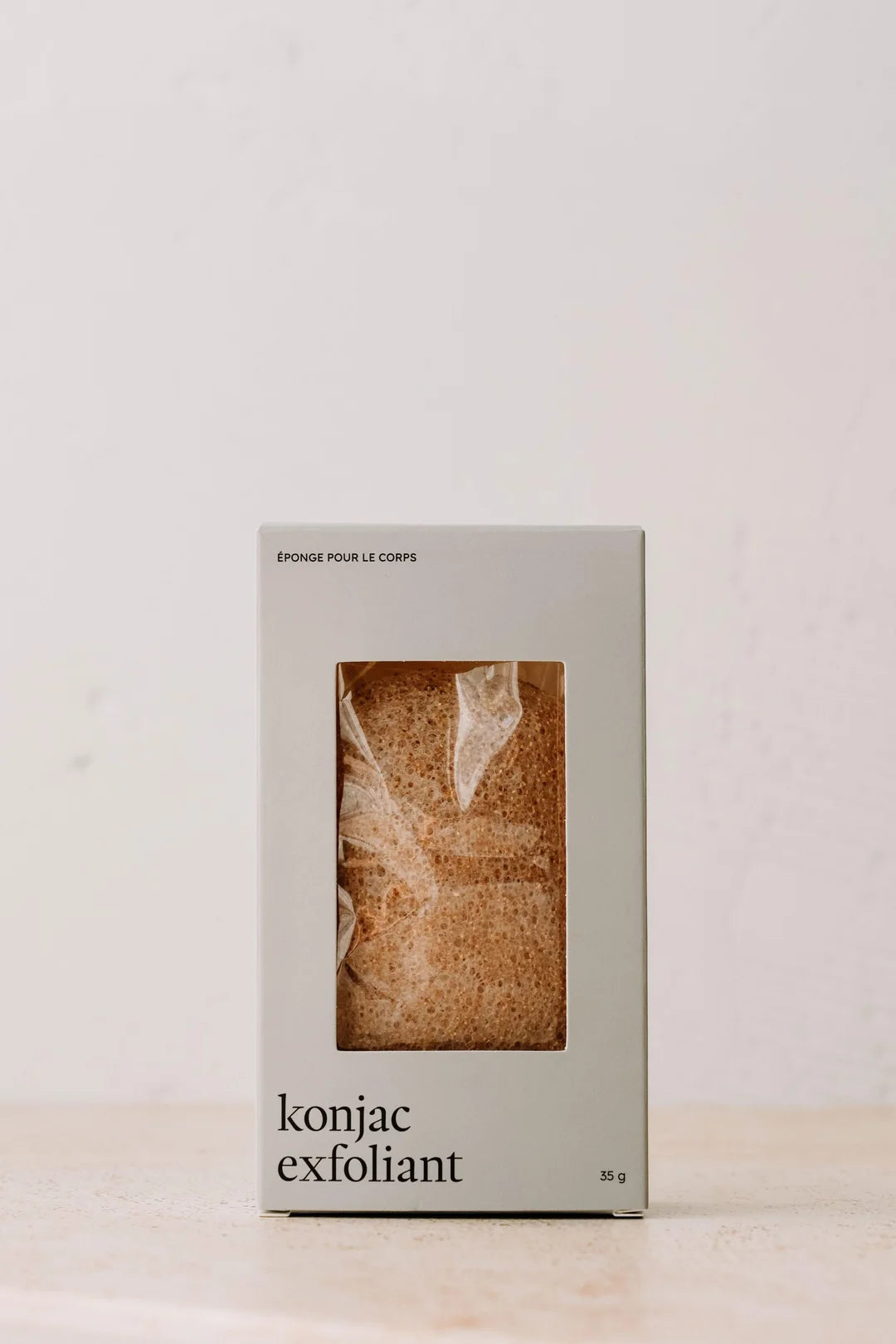 Éponge konjac pour le corps - Exfoliante