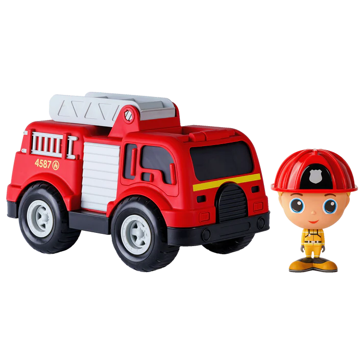 Camion de Pompier avec Figurine