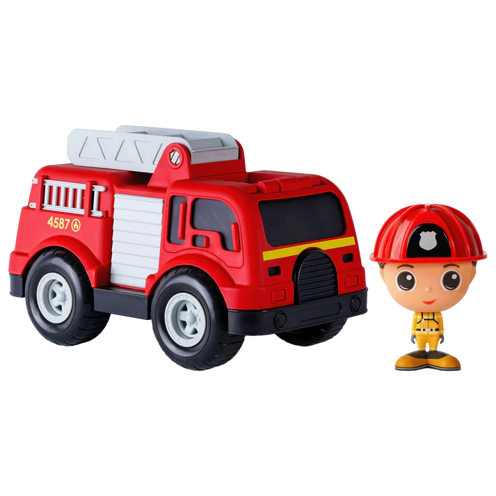 Camion de Pompier avec Figurine