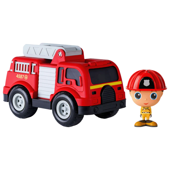 Camion de Pompier avec Figurine