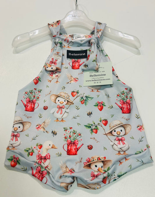 Salopette - Petits oies et fraises