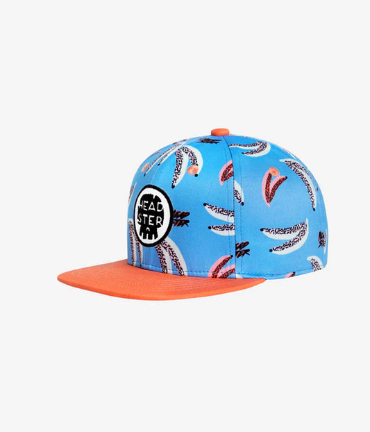 Casquette Snapback Groovy Banana Bleu riviera