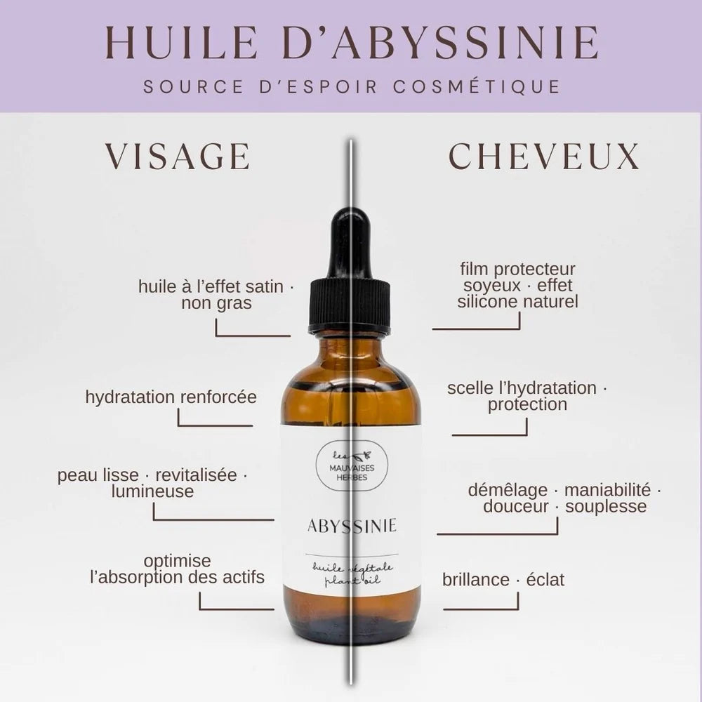 Huile d'abyssinie (crambe)