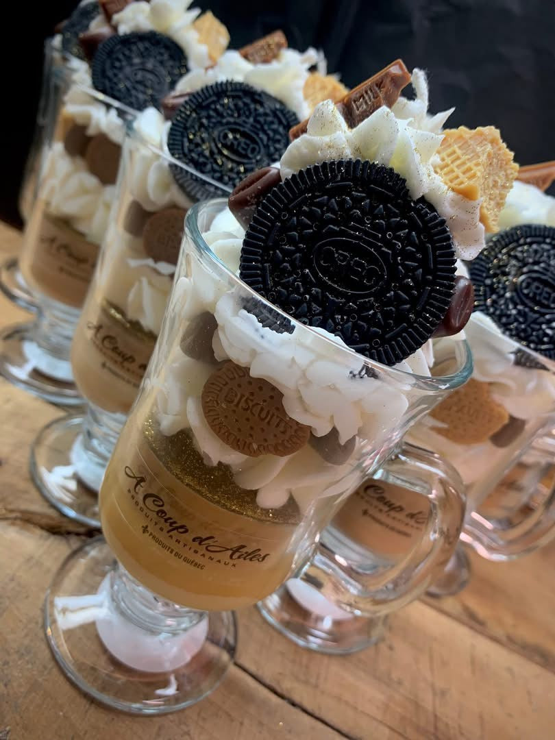 Chandelle Café Moka et Oréo