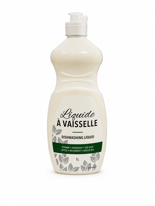 Liquide à vaisselle pomme-romarin-thé vert
