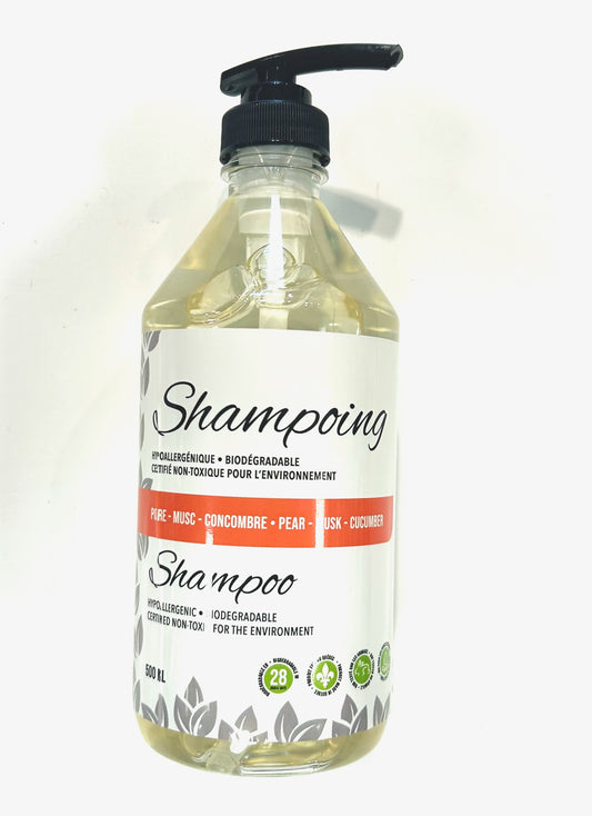 Shampoing poire-musc-concombre