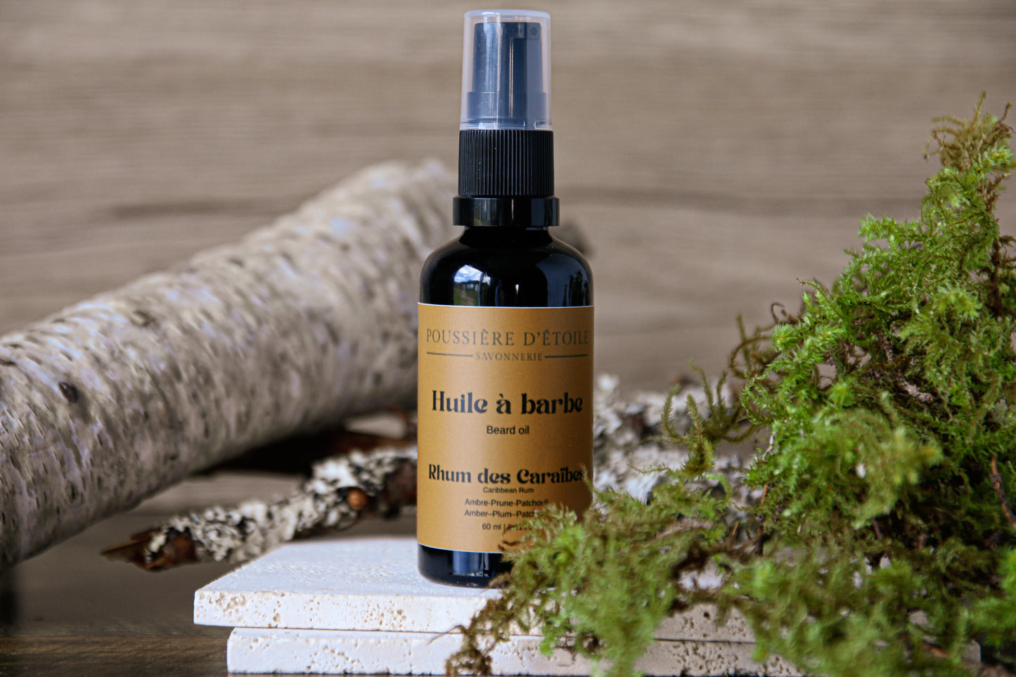 Huile à barbe | Rhum des Caraïbes