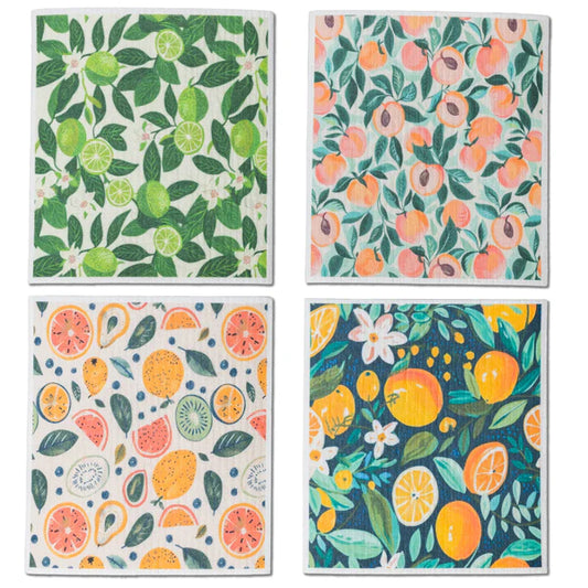 Lot de 4 chiffons éponges