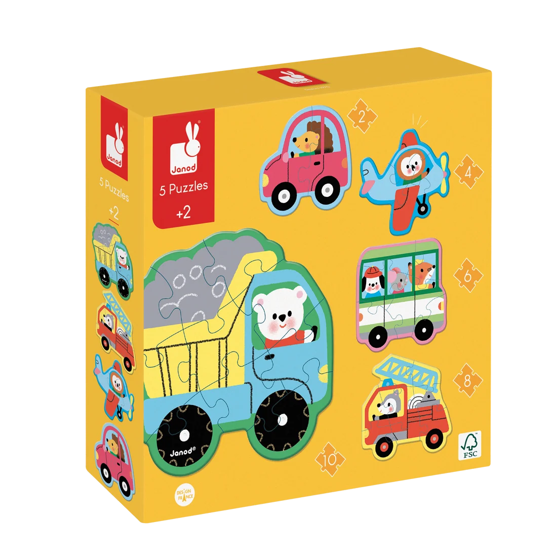 PUZZLE - VÉHICULES POUR BÉBÉ