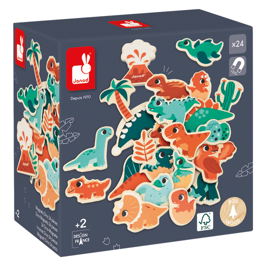 24 aimants dinos