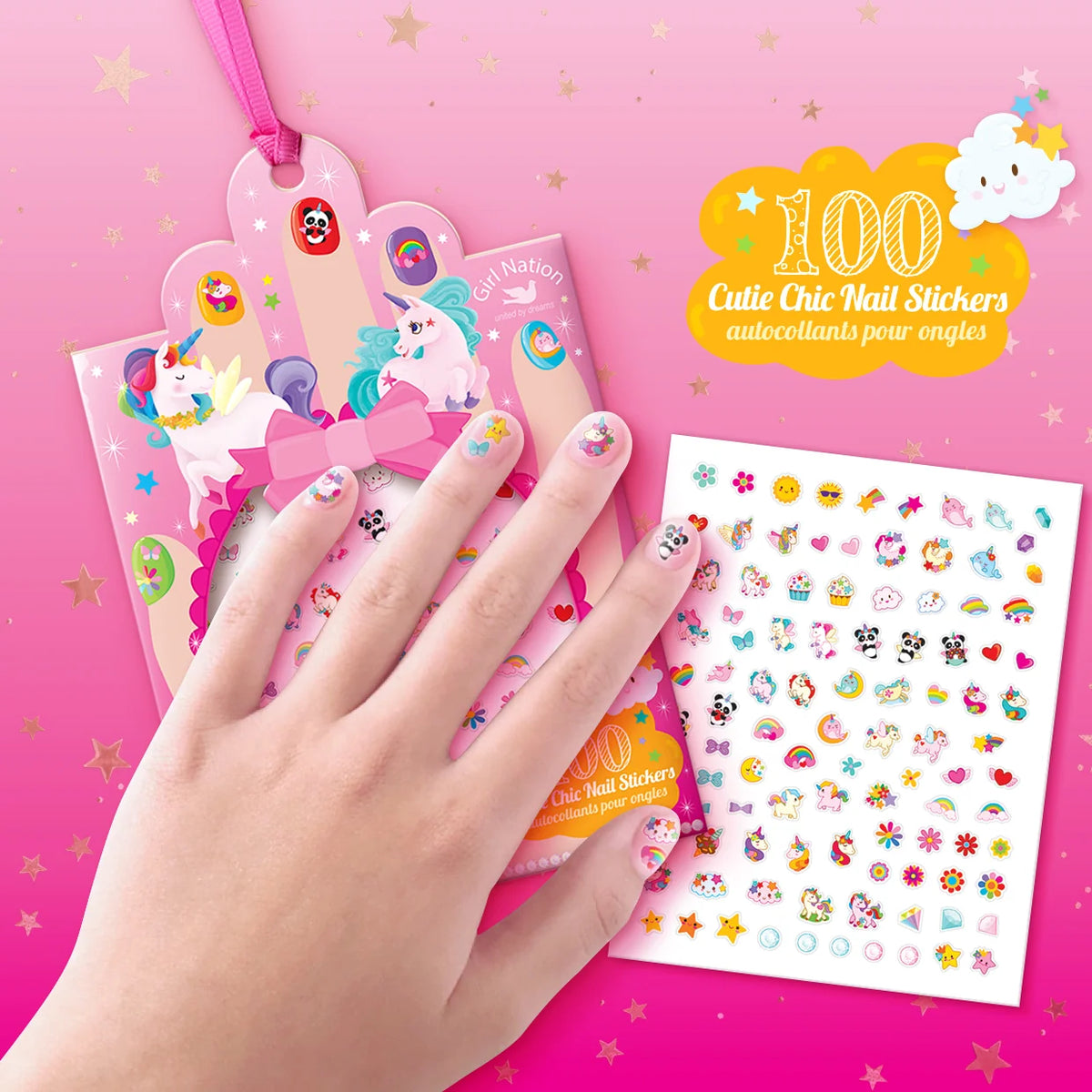 Autocollants pour ongles - Crois en la magie