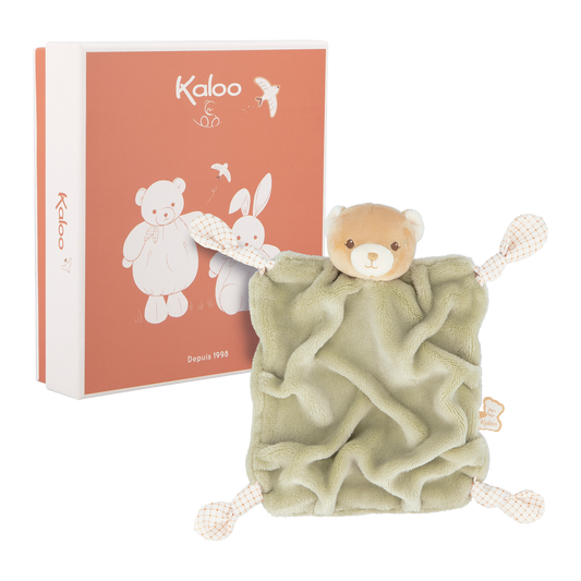 Doudou ourson - Vert