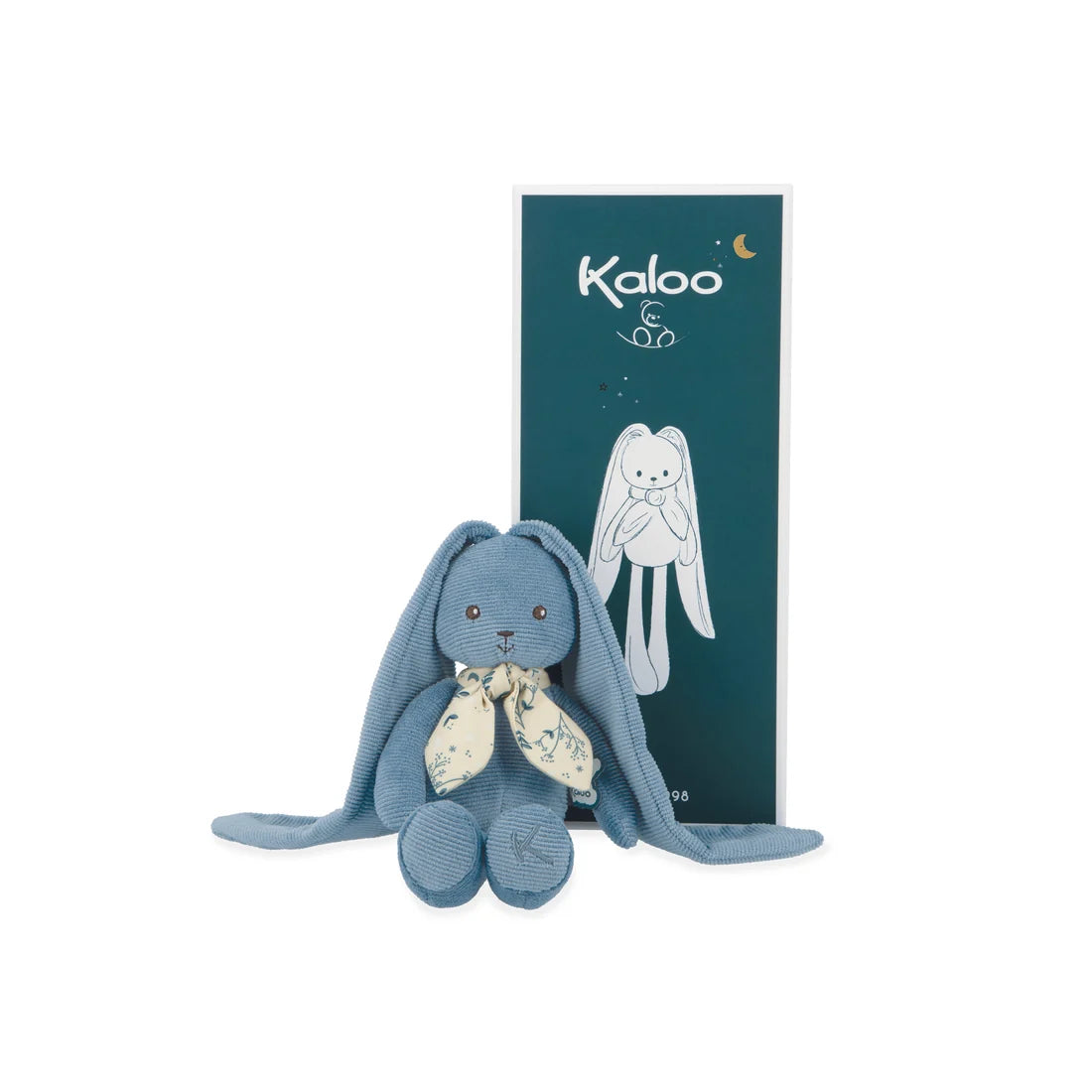 POUPÉE LAPIN HORIZON BLEU - 25 CM