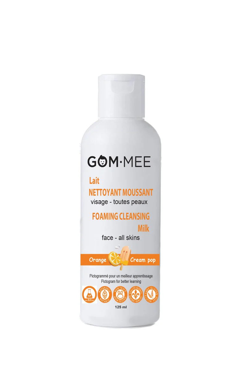 Lait nettoyant visage orange crème pop 125ml