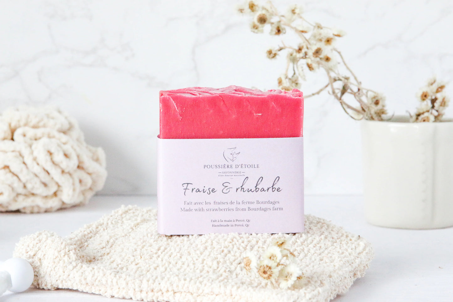 Savon Fraise-rhubarbe