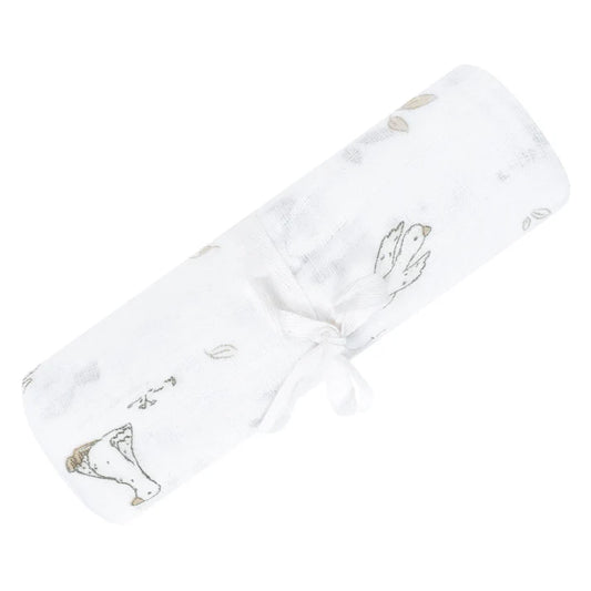 Couverture de mousseline de coton - Petites oies