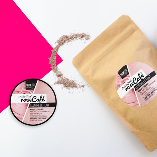 Masque Rose Café : illumine le teint