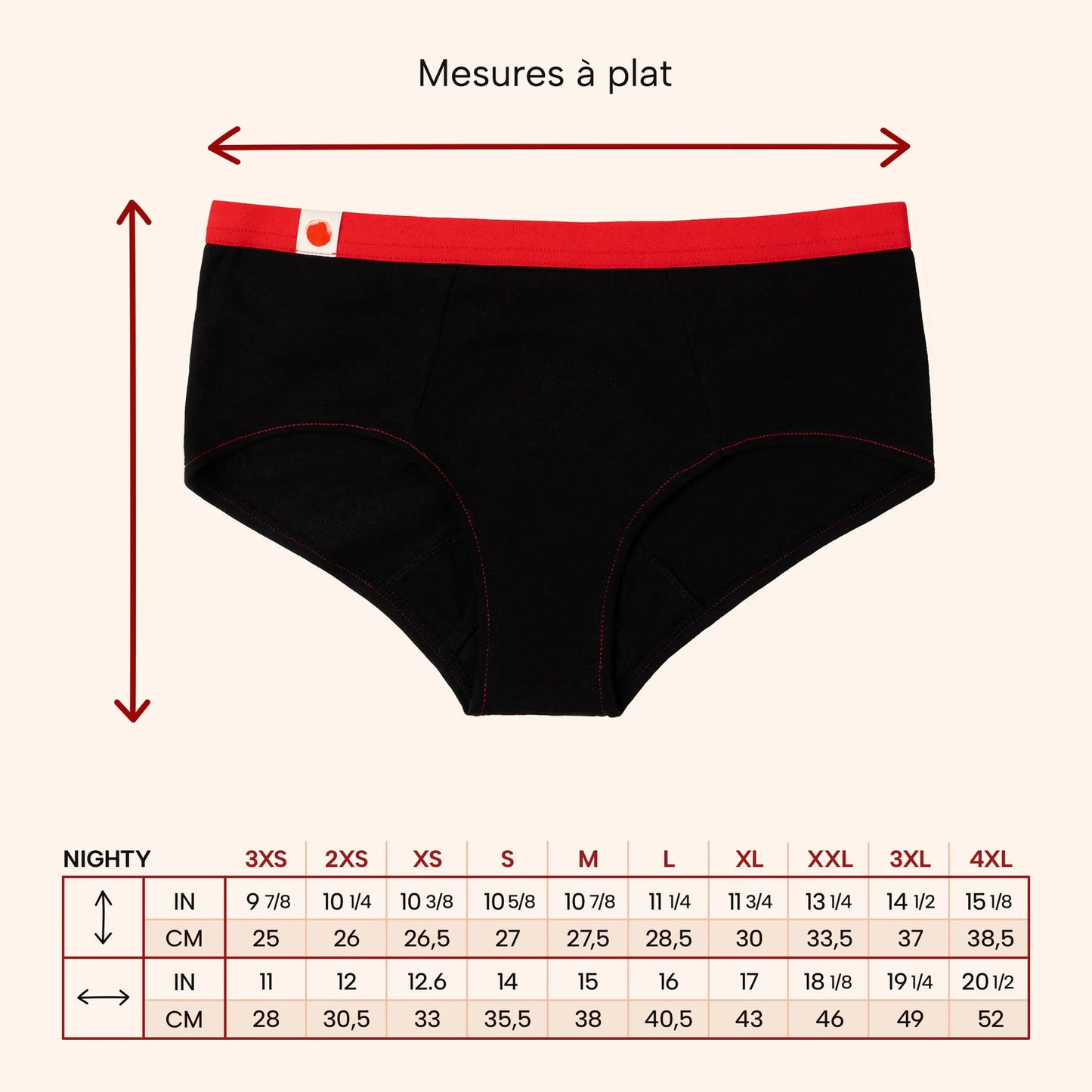 La nighty culotte menstruelle