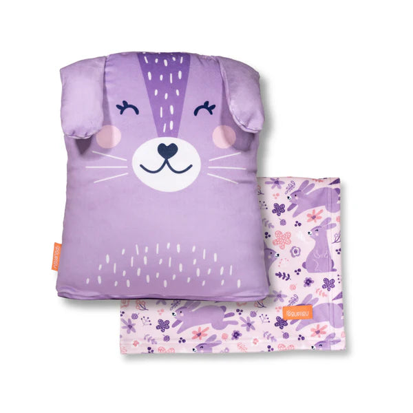 Peluche couverture apaisante 3-en-1