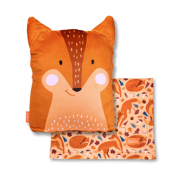 Peluche couverture apaisante 3-en-1