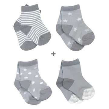 Chaussettes pour bébé Gris