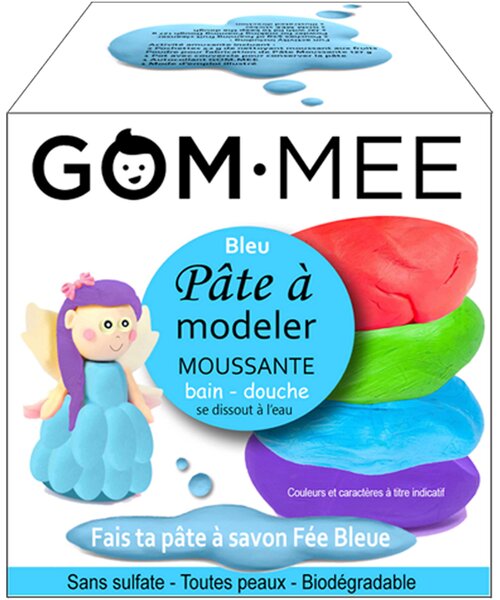 Ensemble pâte à modeler moussante fée bleu