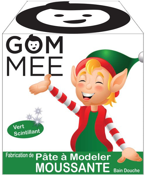 Boite pâte à modeler moussante scintillante Noël